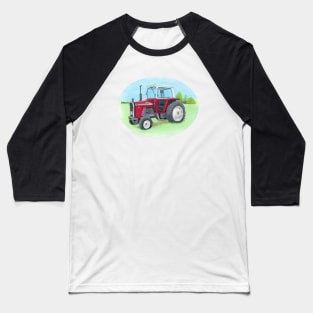 Tractor in Field Baseball T-Shirt